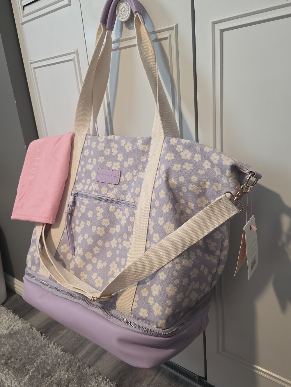 NWT | Poppy & Peonies 'Stay Cool' Cooler Bag | 🌷Violet Floral